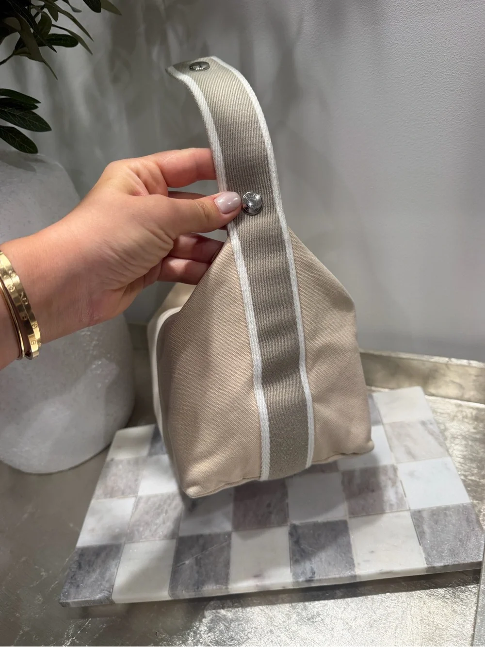 Hermes Beige Bride a Brac Large Bag